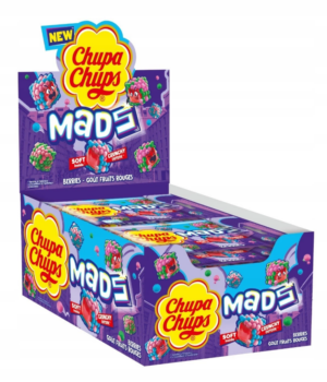 Chupa Chups Import Mads Berry Cube Cluster 45g 12ct